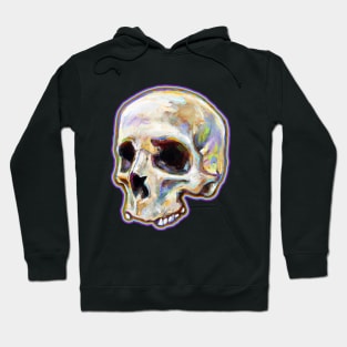 Dark Academia Skulls and Shrooms Pattern By Robert Phelps Hoodie